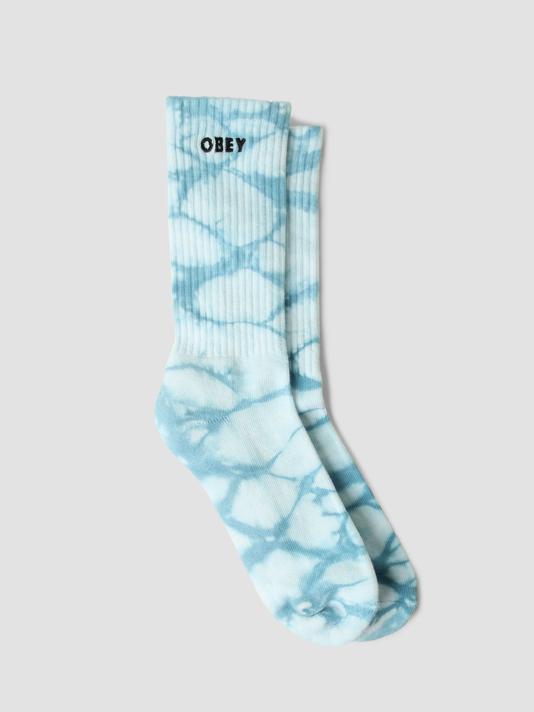 Obey Tie Dye Socks Turquoise Multi 100260162