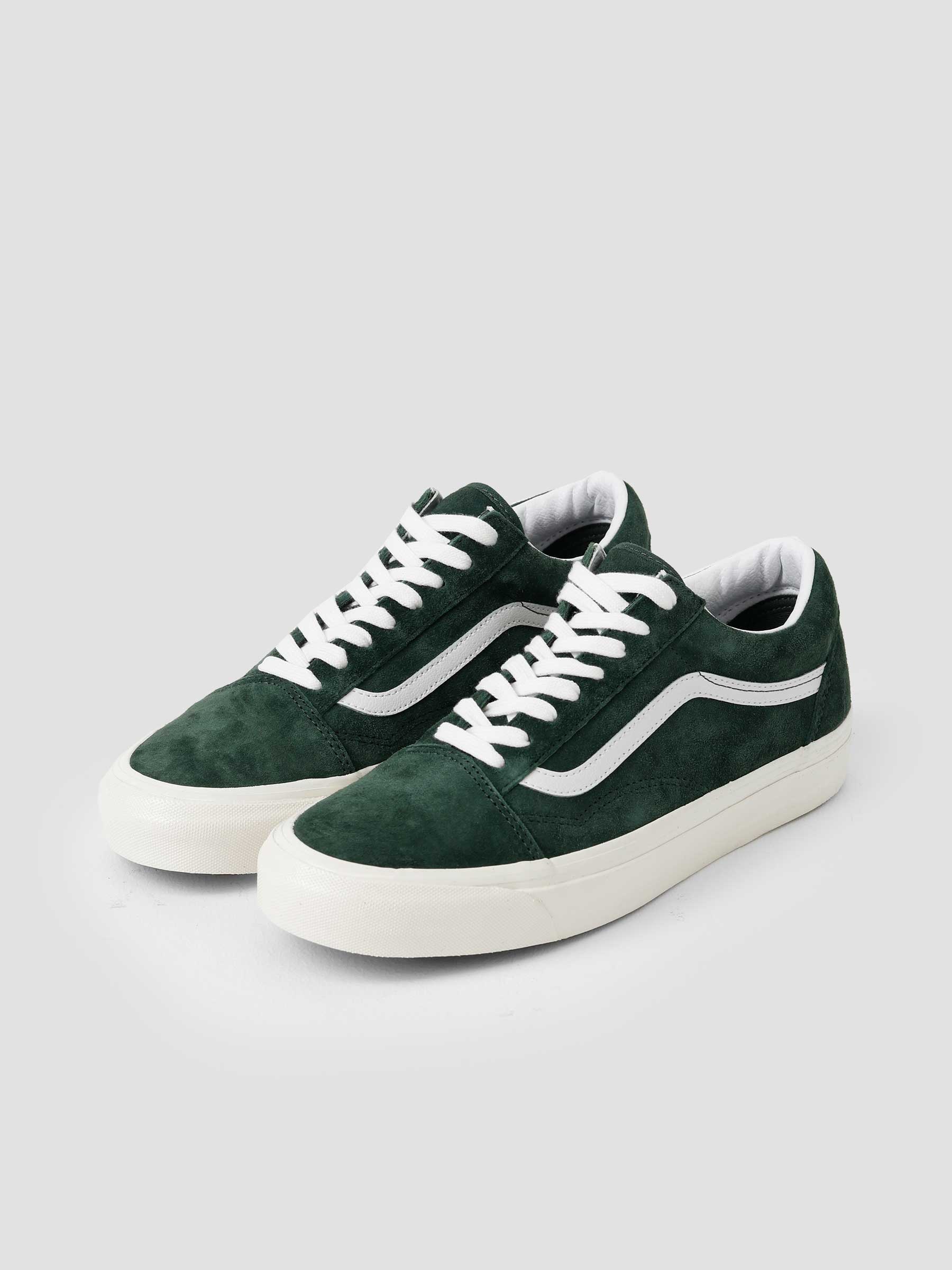 UA Old Skool 36 DX Anaheim Factory Pig Suede Forest Green VN0A54F3FGN1