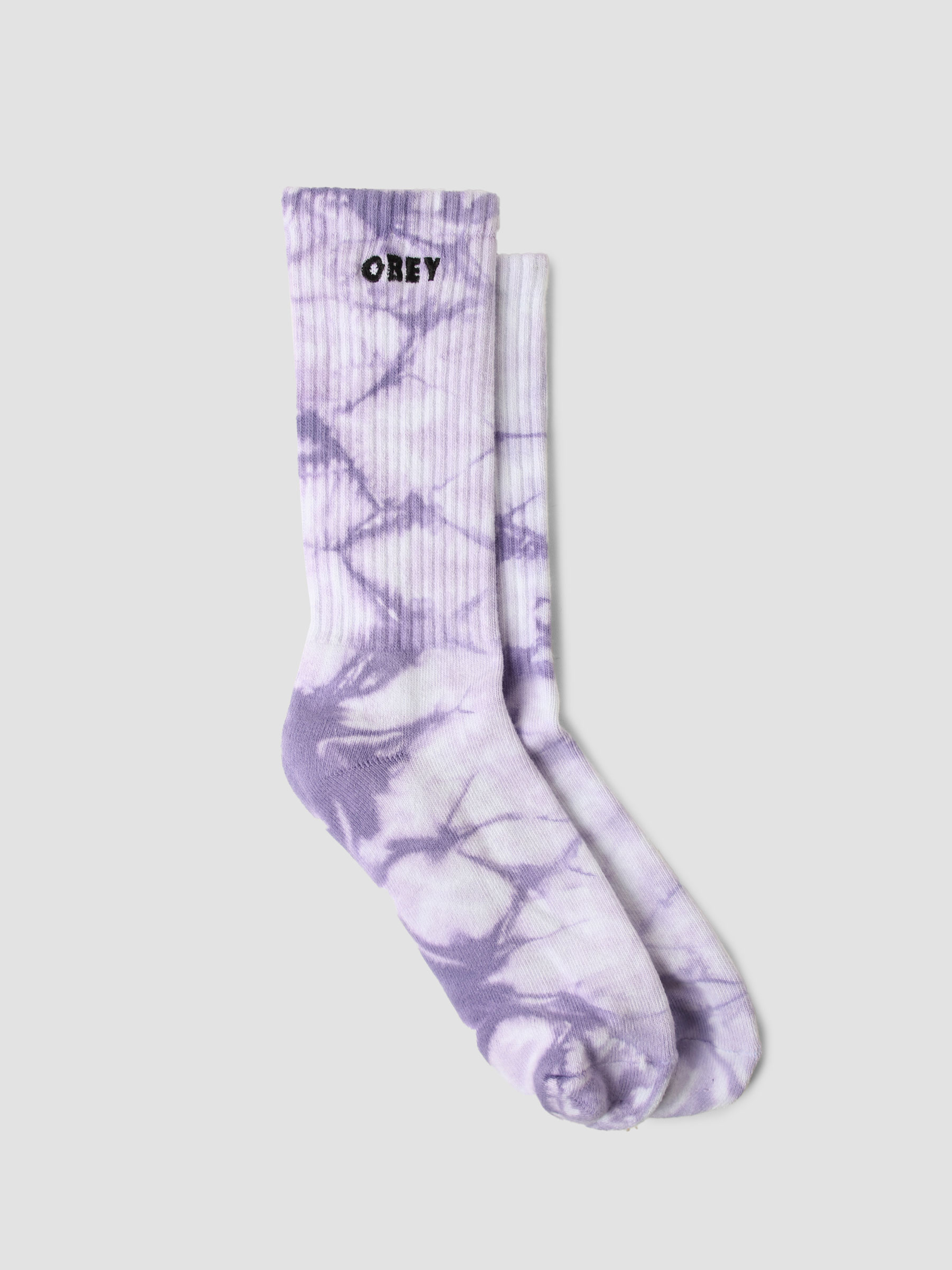 Obey Tie Dye Socks Lavender Silk Multi 100260162