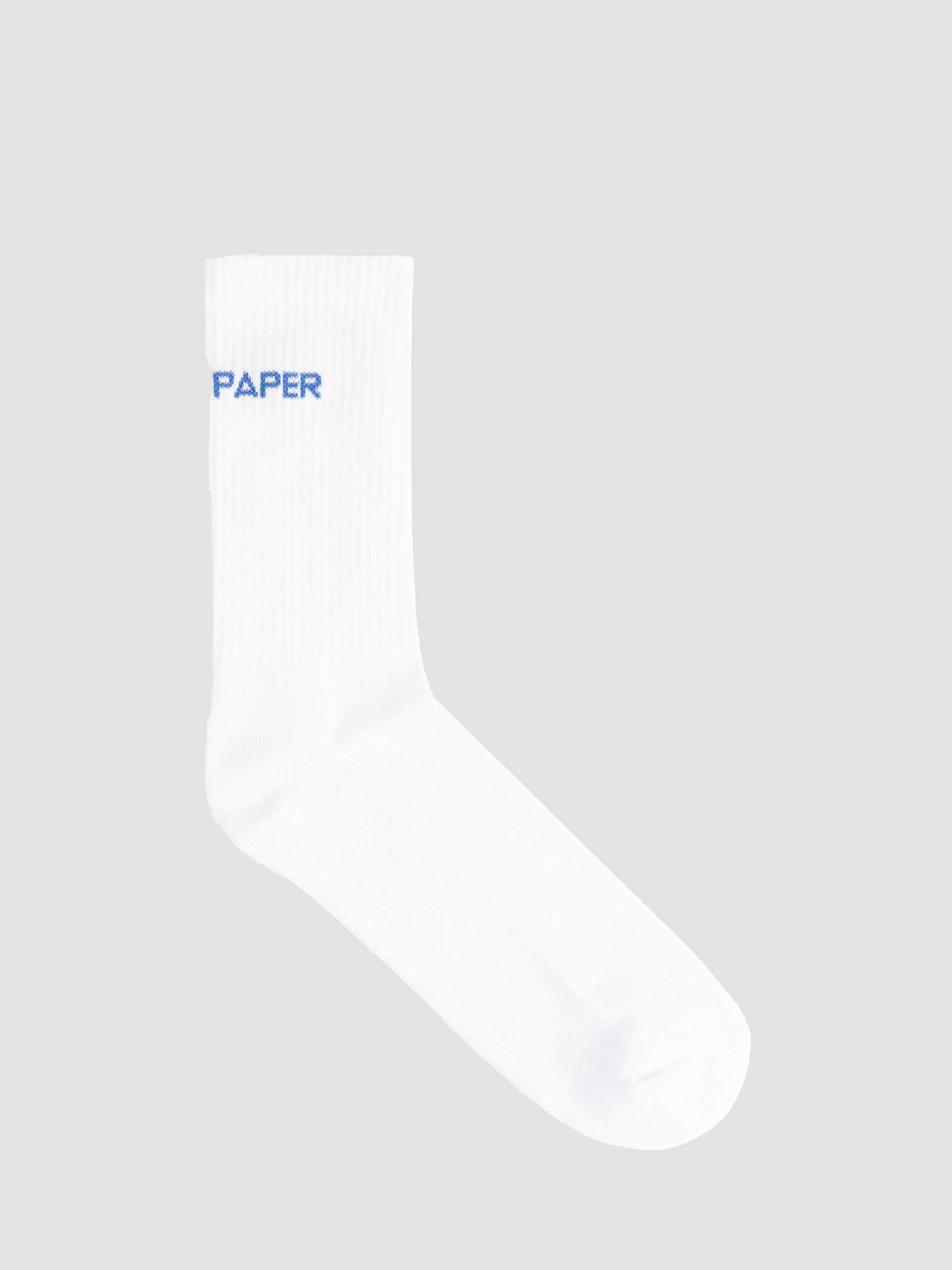 Etype Sock White/Riverside Blue 2212094