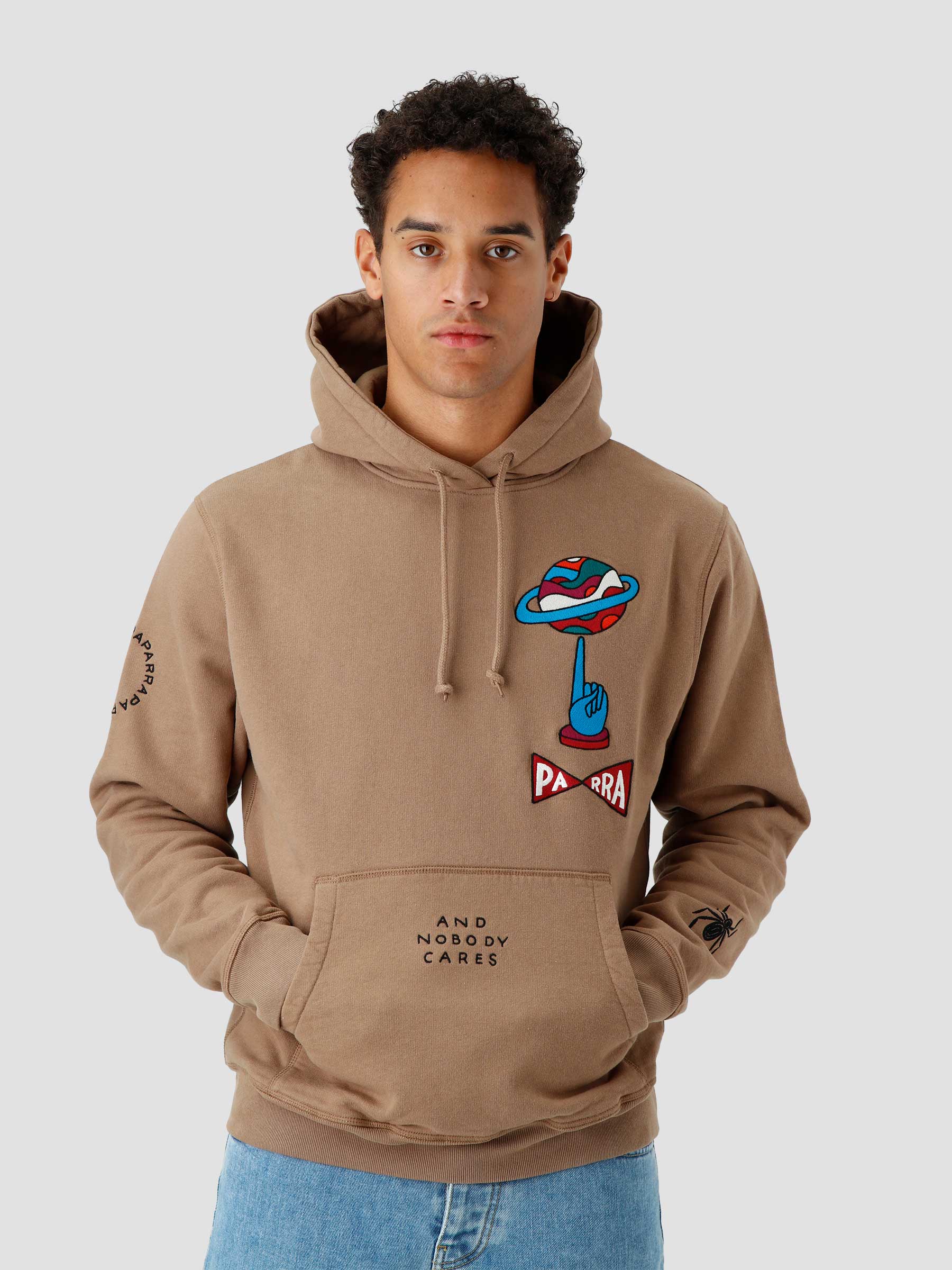 World Balance Hooded Sweatshirt Camel 48226