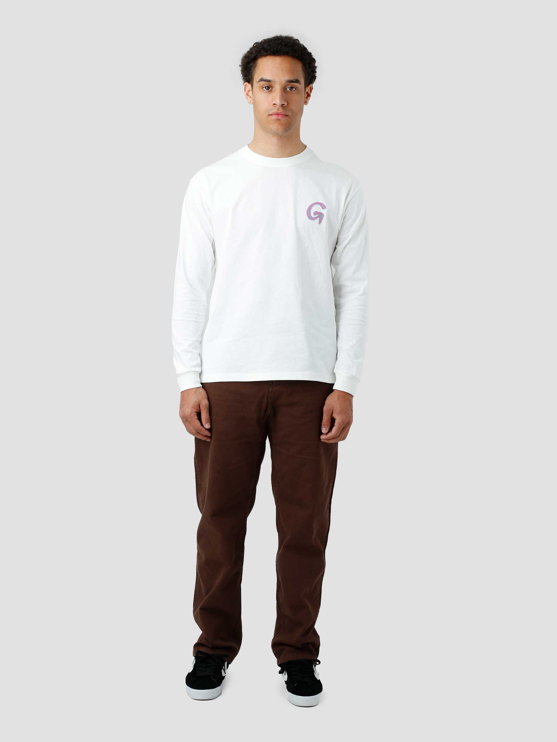 Swirl Longsleeve T-shirt White G2SU-T013