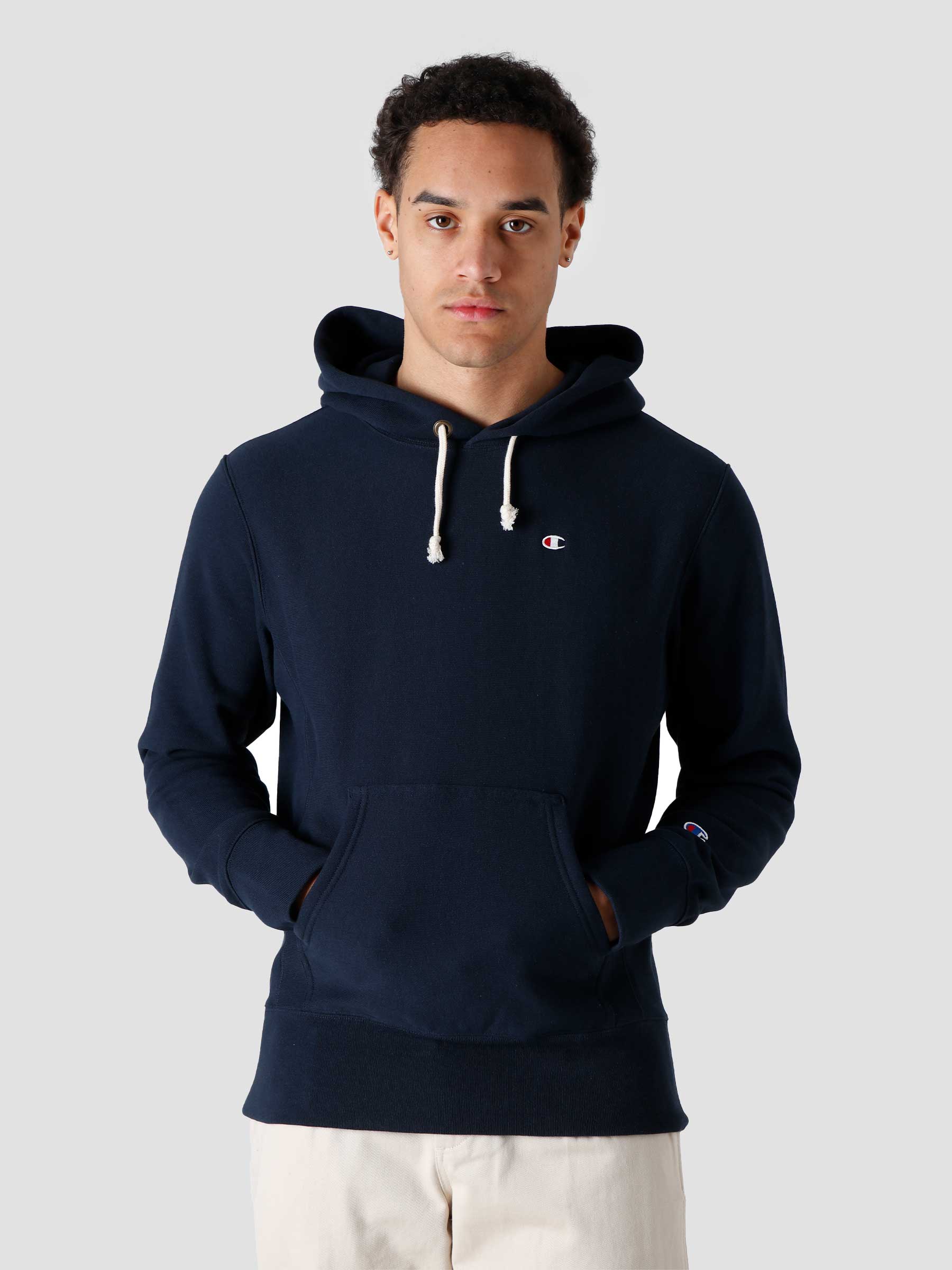 Reverse Weave Soft Microsanded on Backside Hooded Sweatshirt Blue 217233-BS501
