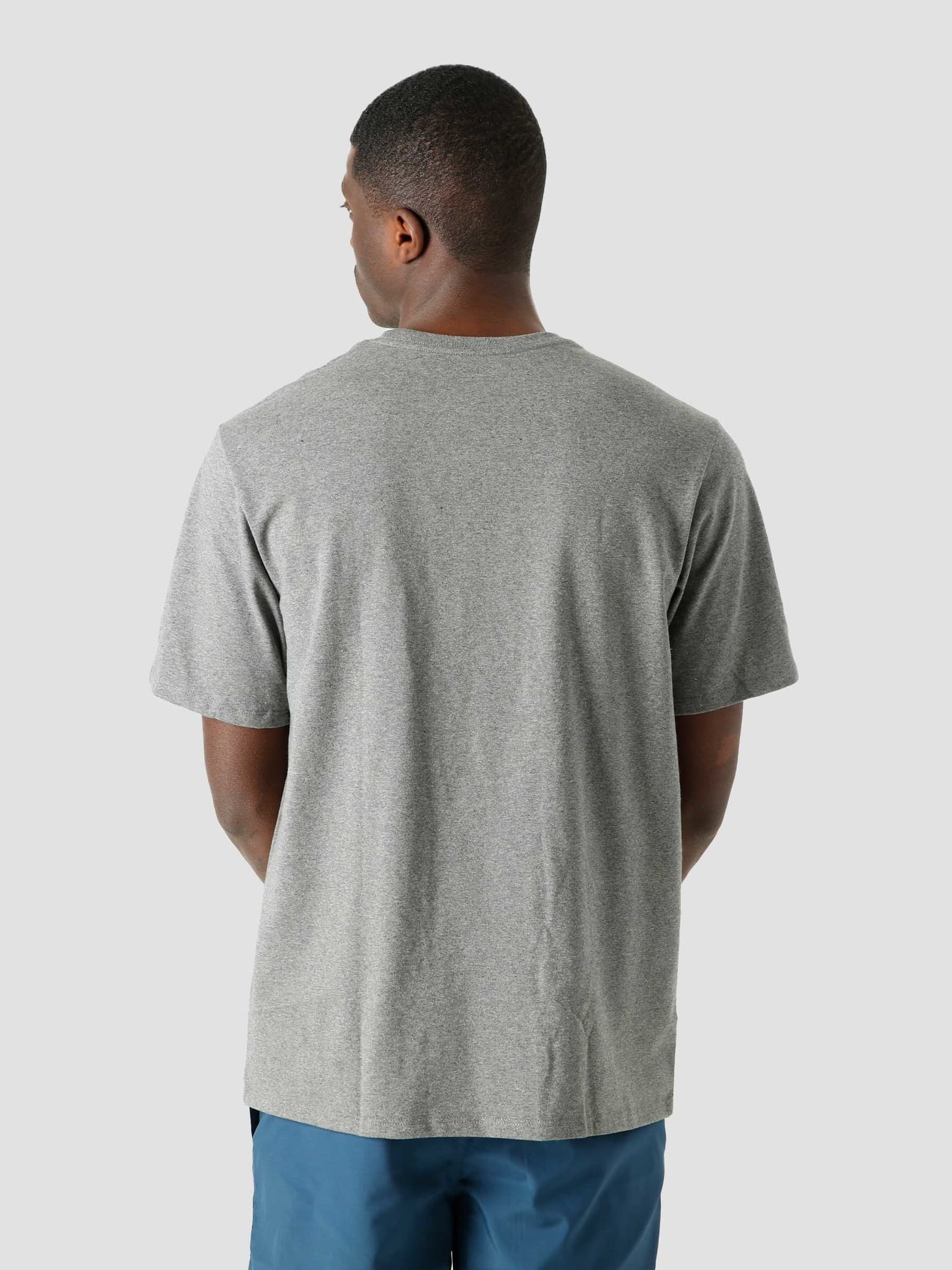 M's Boardshort Label Pocket Responsibili T-Shirt Gravel Heather 38510
