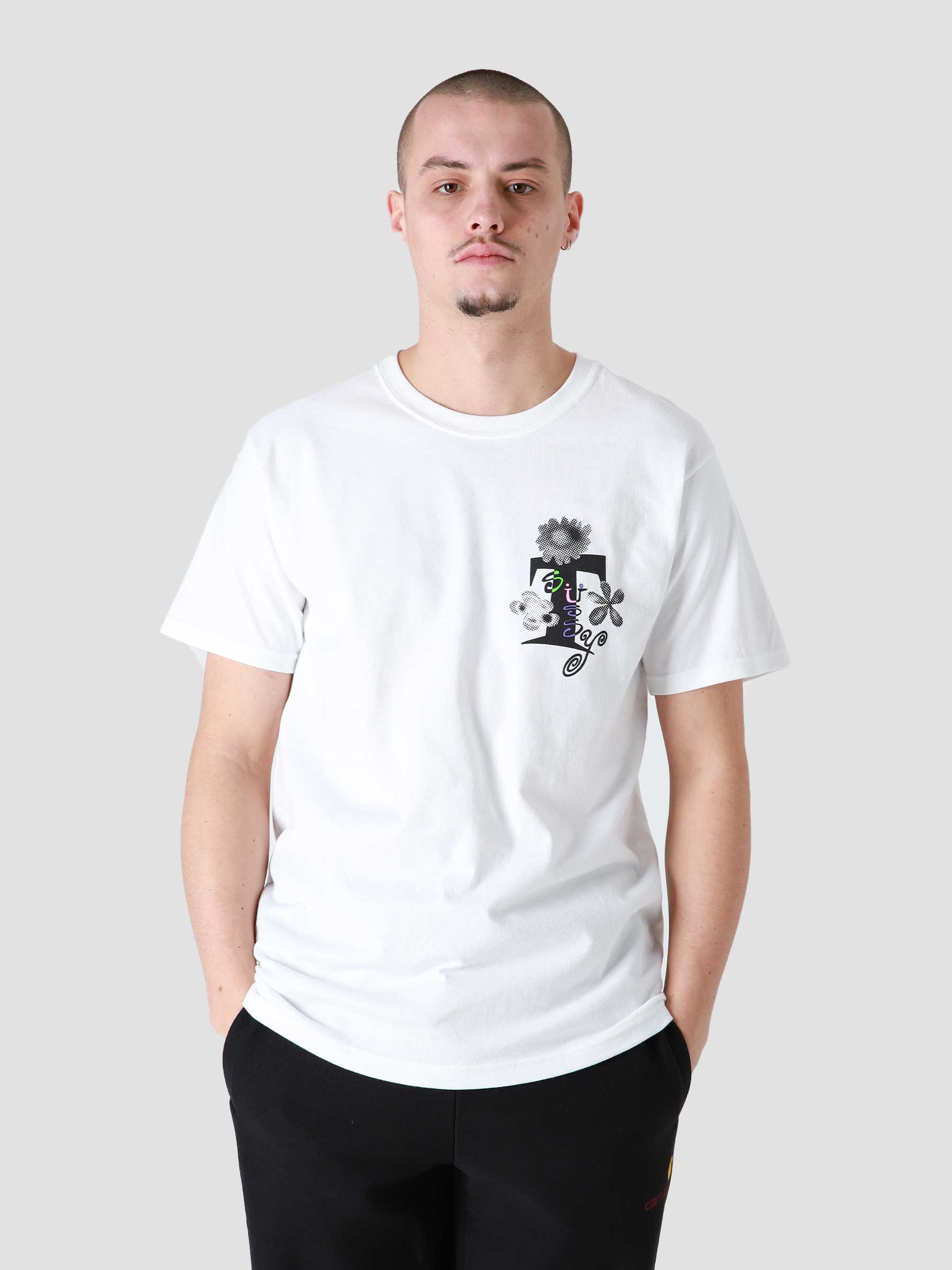 Acid Flowers T-Shirt White 1904737