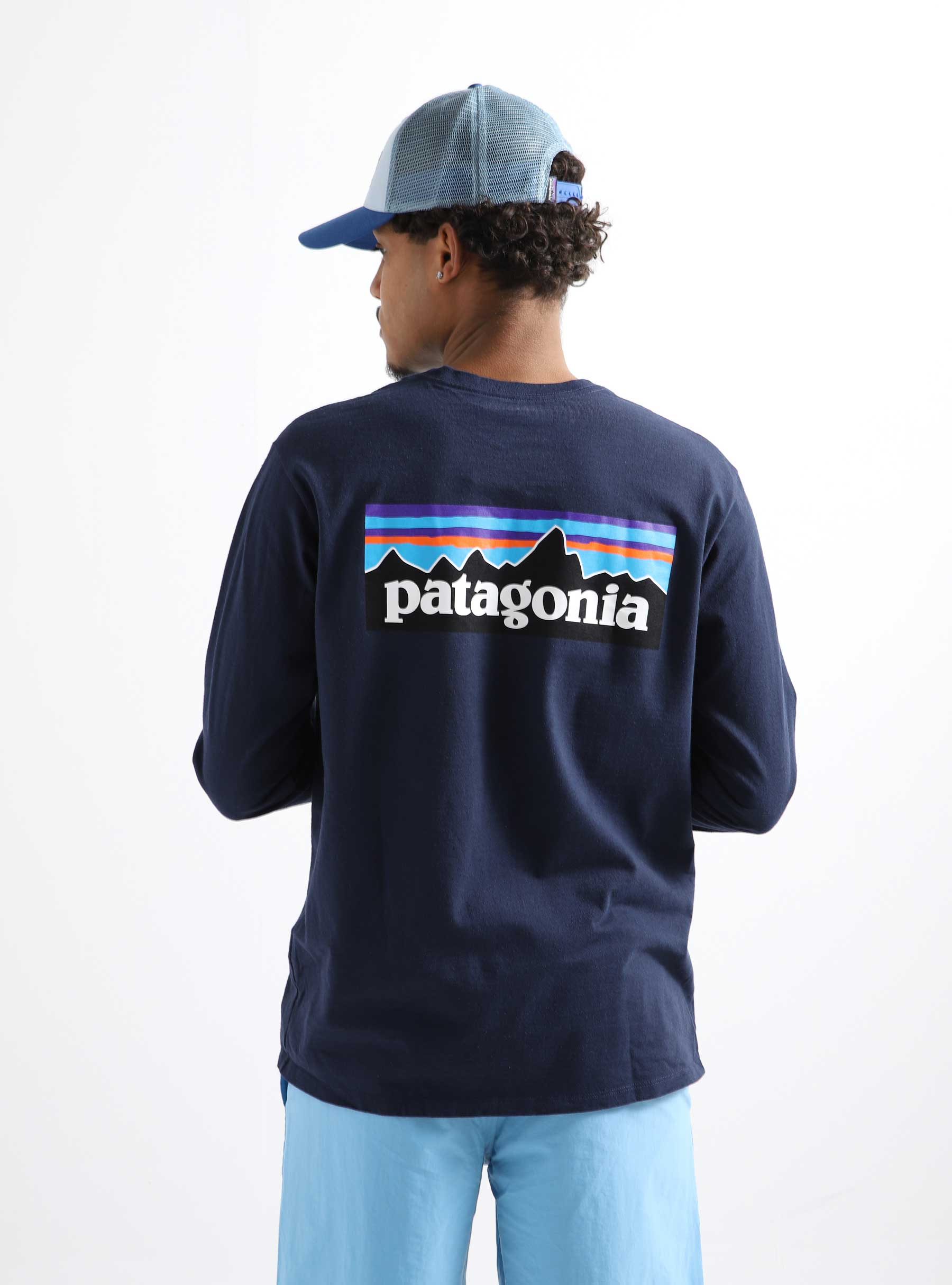 Tegenslag Hopelijk leerboek Patagonia M's Longsleeve P-6 Logo Responsibili T-Shirt Classic Navy 38518 |  Freshcotton