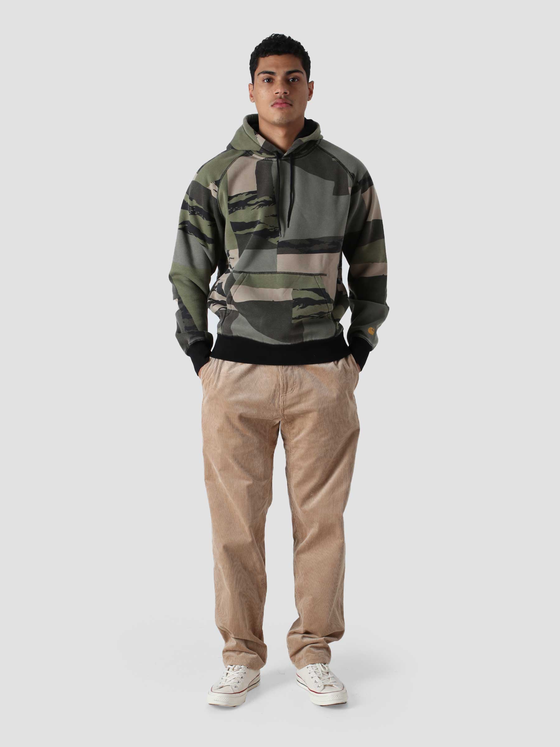 Hooded Chase Sweat Camo Mend Gold I026384-0O7XX