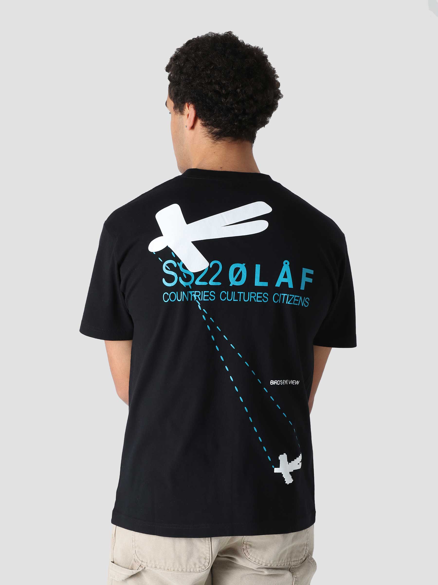 Olaf Flying Men T-Shirt Black SS22_0004