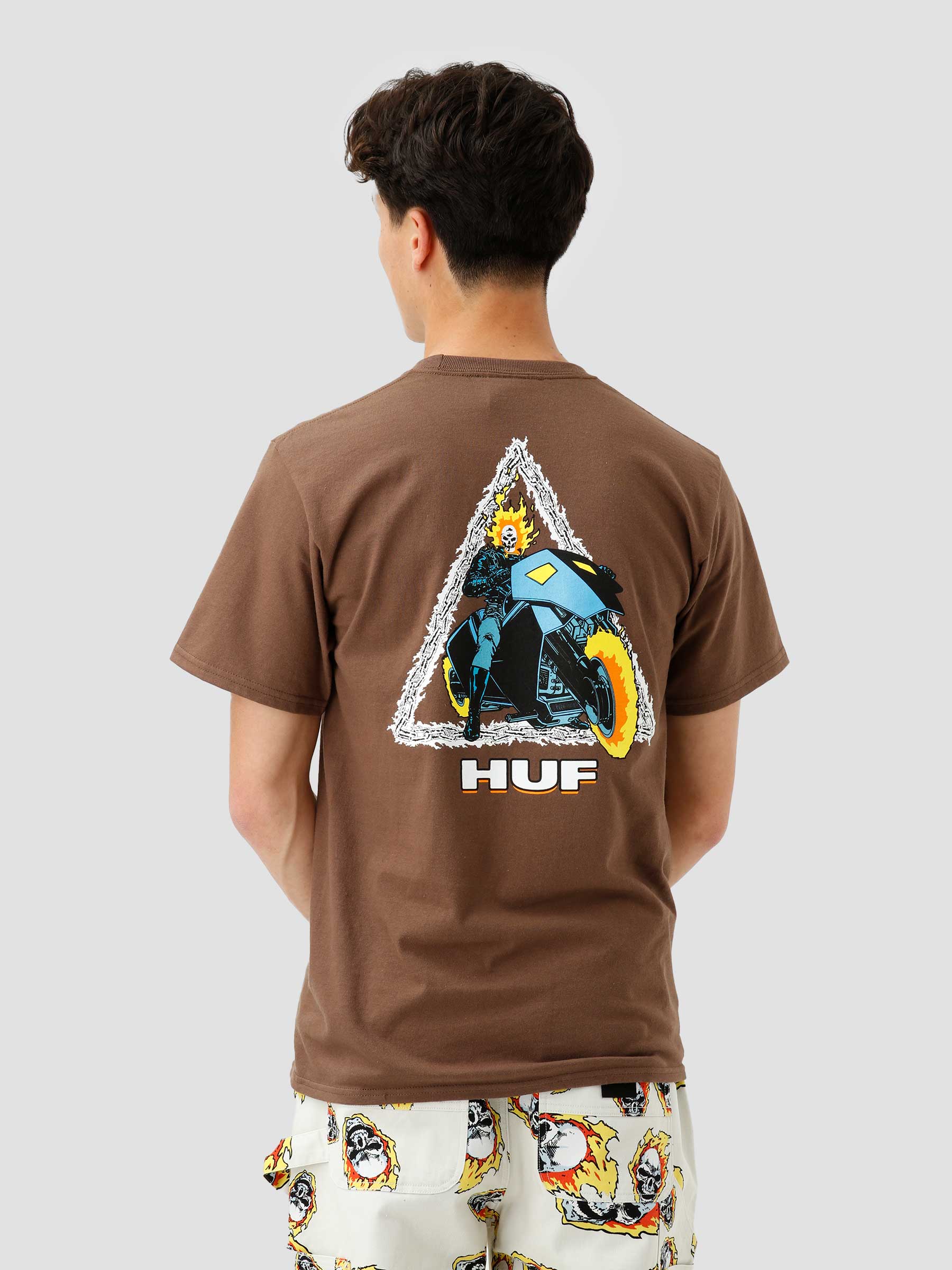 Marvel Ghost Rider Tt T-Shirt Brown TS01903