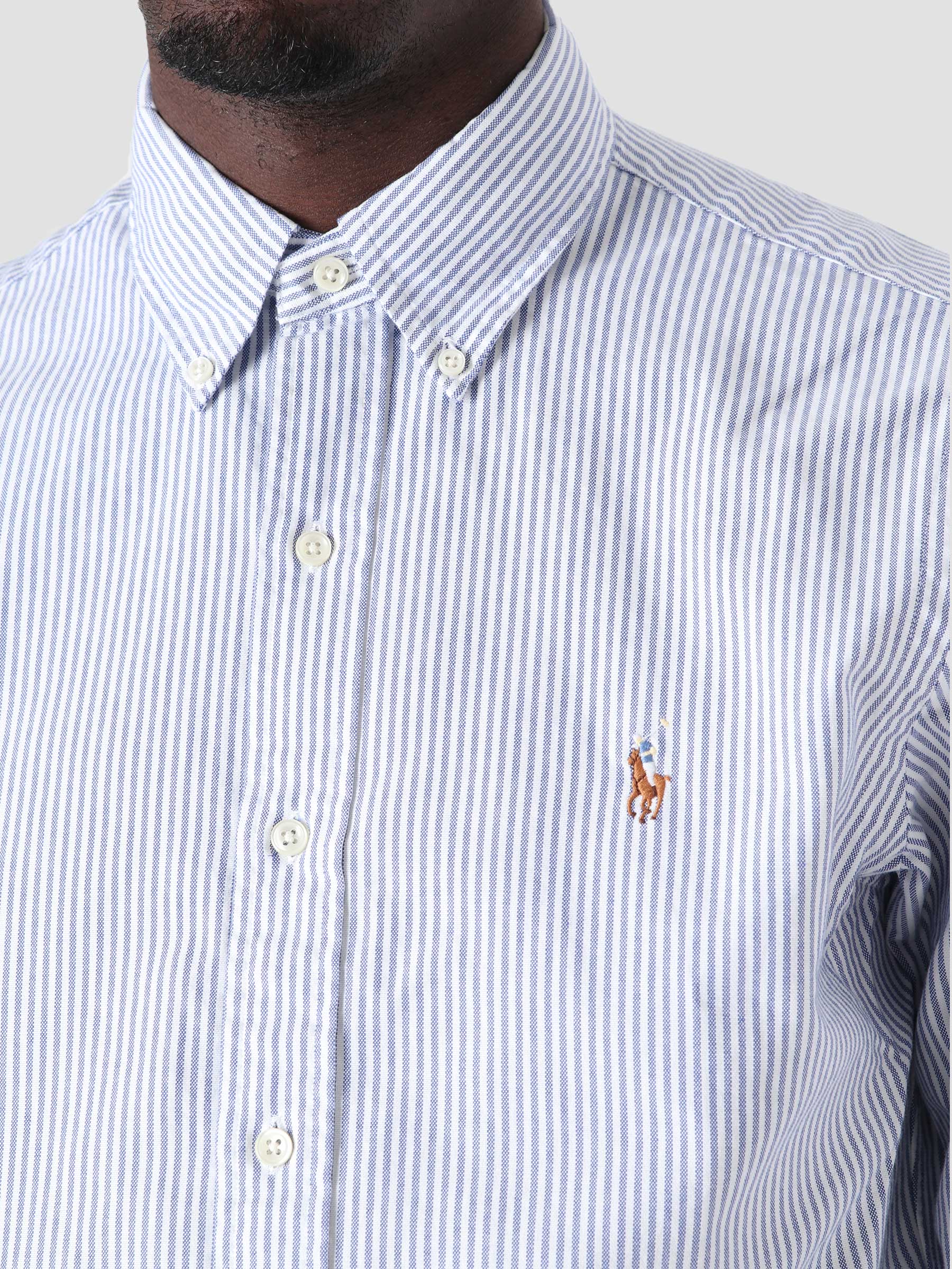 Classic Oxford Shirt 4830A Blue White 710853131002
