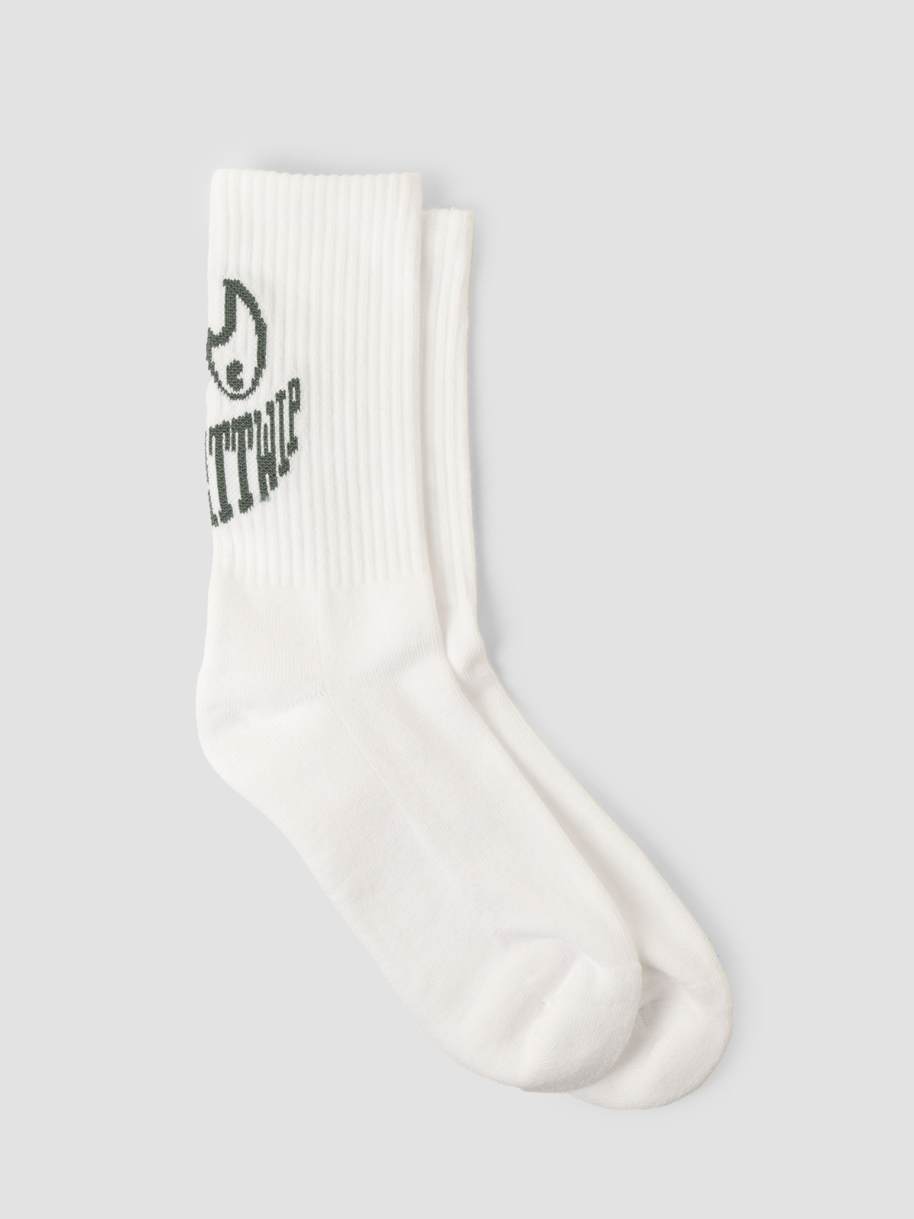 Grin Socks White Hemlock Green I030067-0U4XX