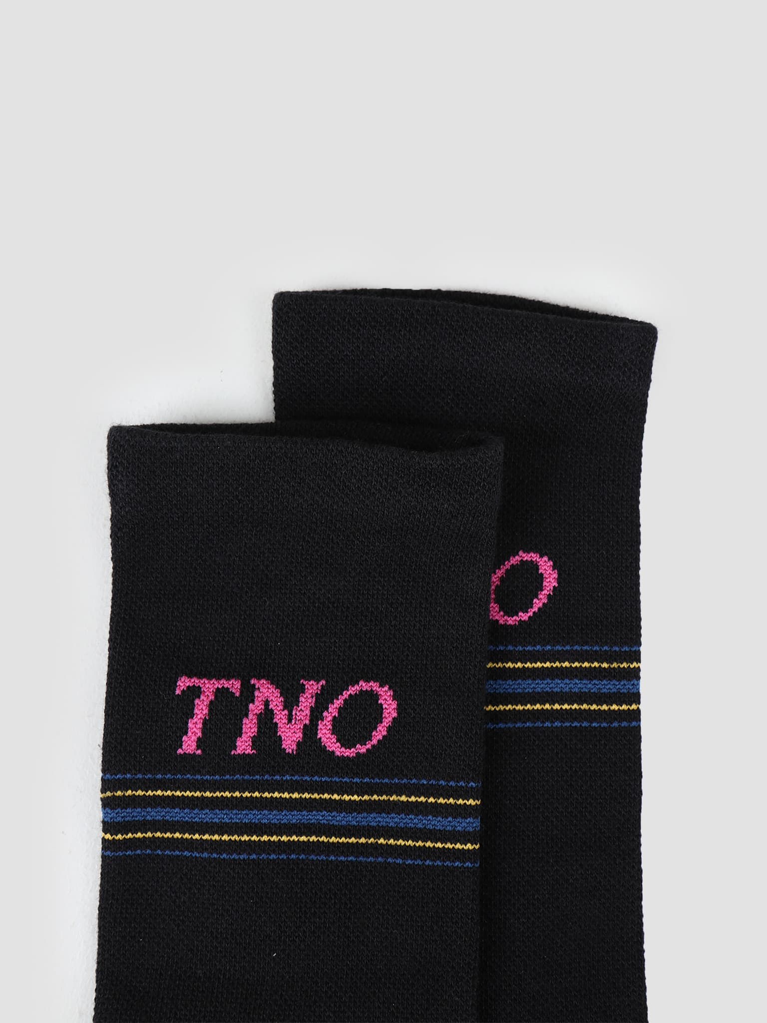 TNO Underline Socks Black Pink TNO.212.UND.600.999