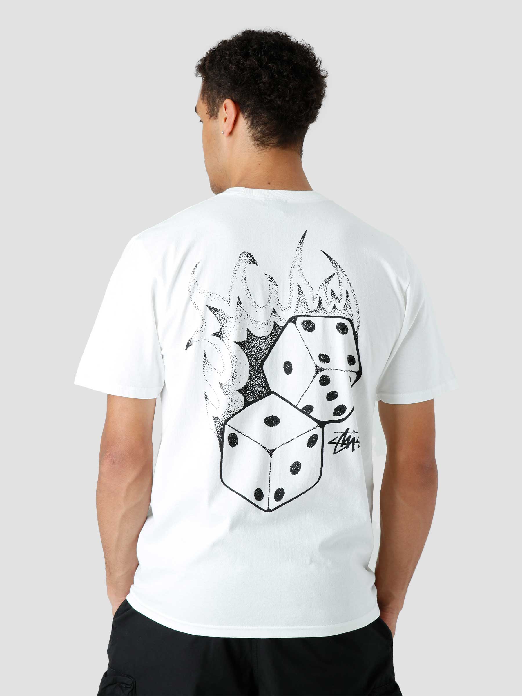 Fire Dice T-shirt White 1904790