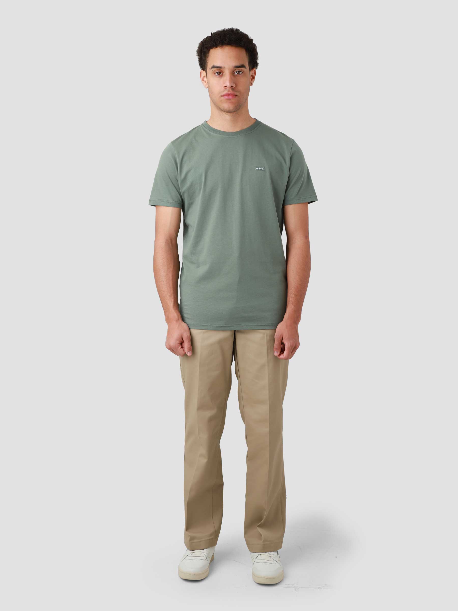 QB03 Patch Logo T-shirt Olive Green