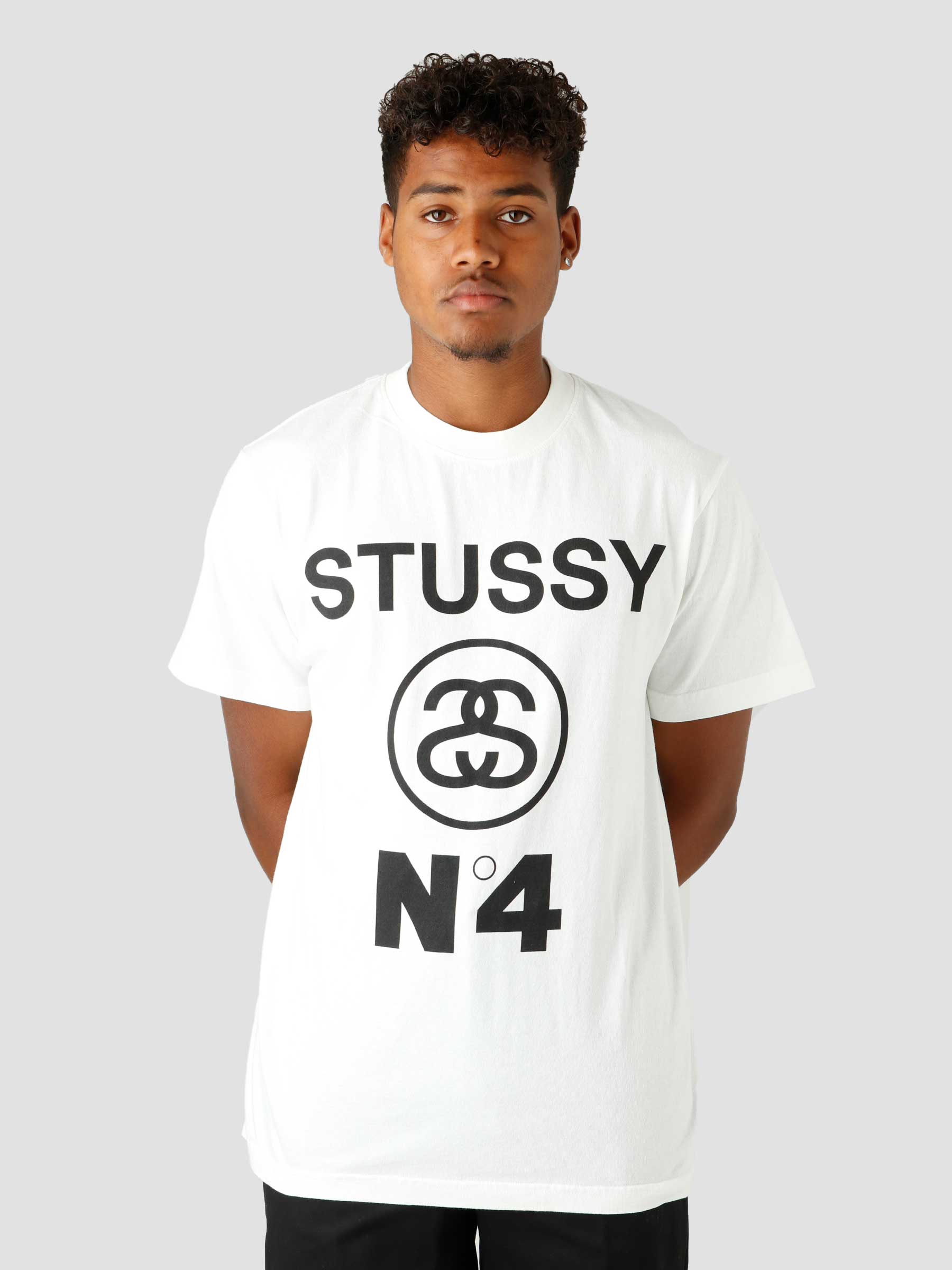 Tigge Almægtig nøjagtigt Stussy Stussy No.4 Pig. Dyed T-shirt Natural 1904804 | Freshcotton