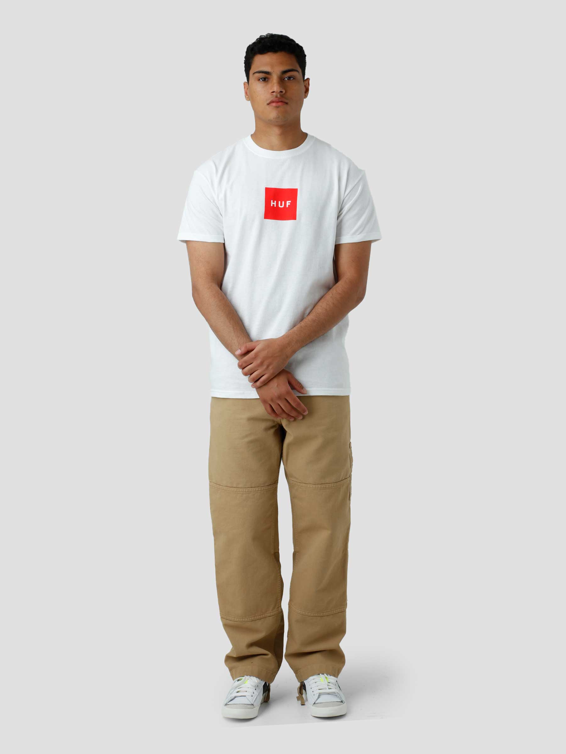 Essentials Box Logo S/S T-Shirt White TS01666