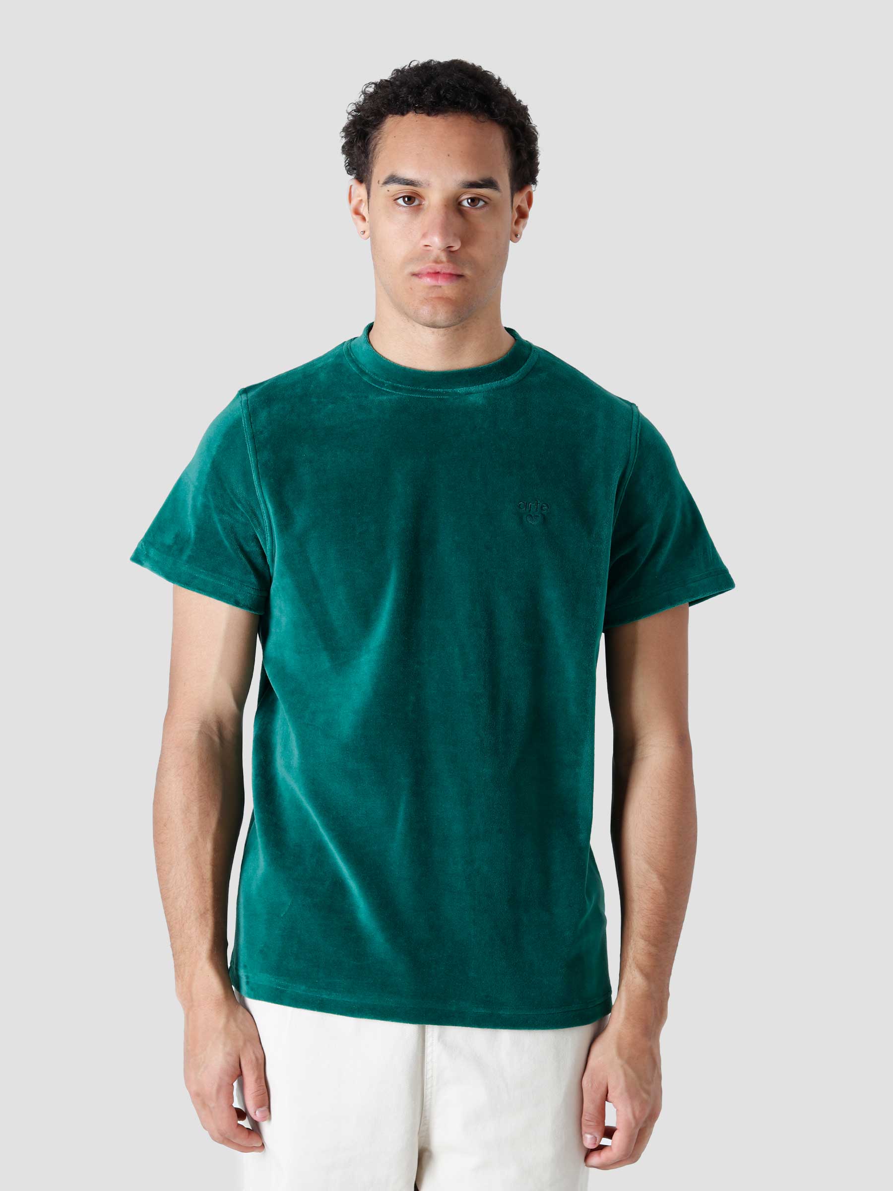 Tsai Velvet T-shirt Green SS22-068T