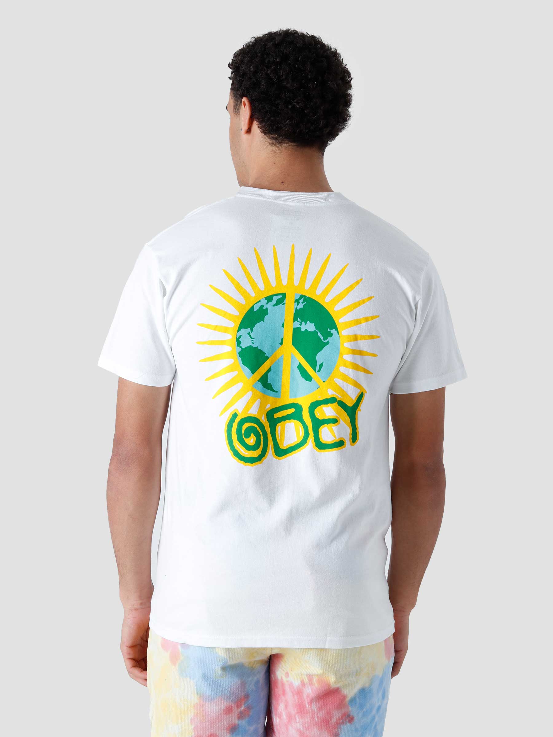 Obey Obey World Paz White 165262953 | Freshcotton